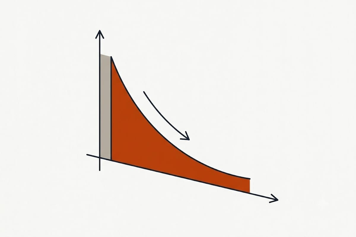 Flow rate against temperature rise